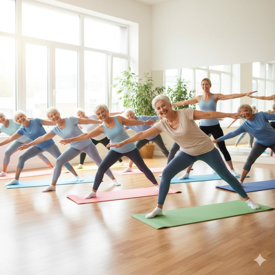 Tập Pilates đều đặn giúp duy trì sức khỏe xương khớp, giảm đau lưng và kéo dài tuổi thọ.