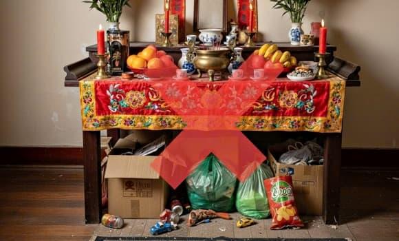 Bàn thờ yêu cầu sự trang nghiêm tuyệt đối, do đó không nên đặt các vật dụng cá nhân như kính mắt, ví tiền, chìa khóa, điện thoại hay sách vở lên trên. 