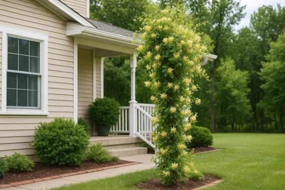 Kim ngân hoa được xem như một lớp “lá chắn” tự nhiên, giúp xua tan năng lượng tiêu cực và giữ cho không gian sống luôn trong lành, hài hòa.