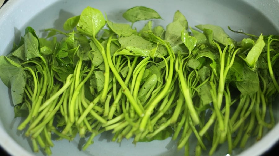 Rau lang là loại rau lành tính, dễ chế biến.