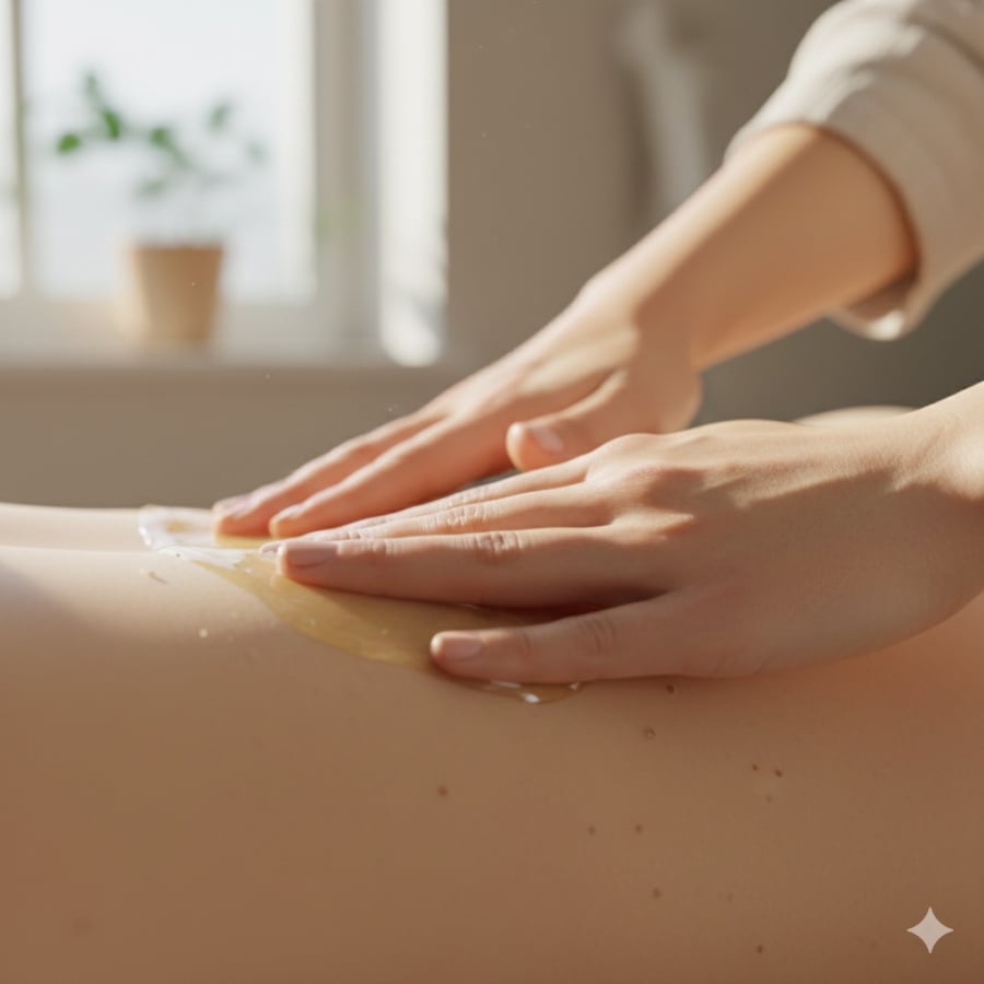 Rượu gừng thường được dùng để massage làm ấm, giảm mệt mỏi và hỗ trợ tuần hoàn.
