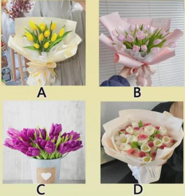 Hãy chọn 1 bó hoa bạn thích nhé!