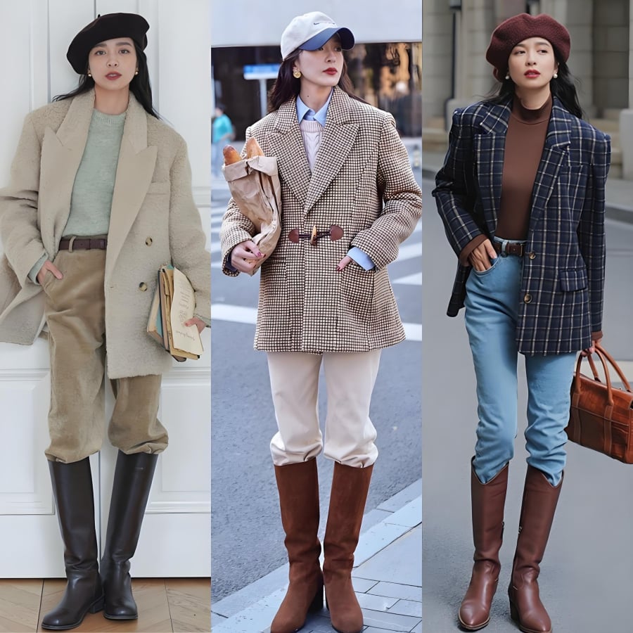 Đây cũng là kiểu boots giúp tổng thể trang phục trông thanh lịch hơn dù bạn phối theo phong cách tối giản hay nữ tính.