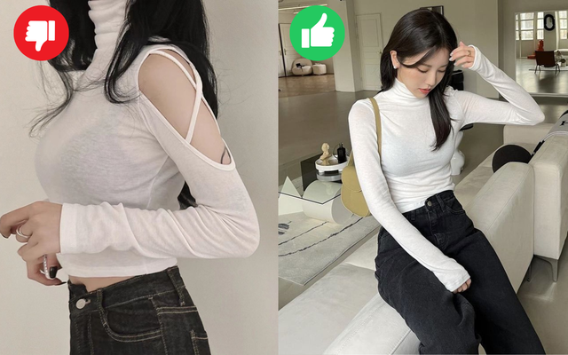 Nếu muốn diện áo cổ lọ đẹp và thanh lịch, nên chọn những kiểu dáng vừa vặn, ôm nhẹ hoặc hơi rộng, được làm từ chất liệu len mềm. 