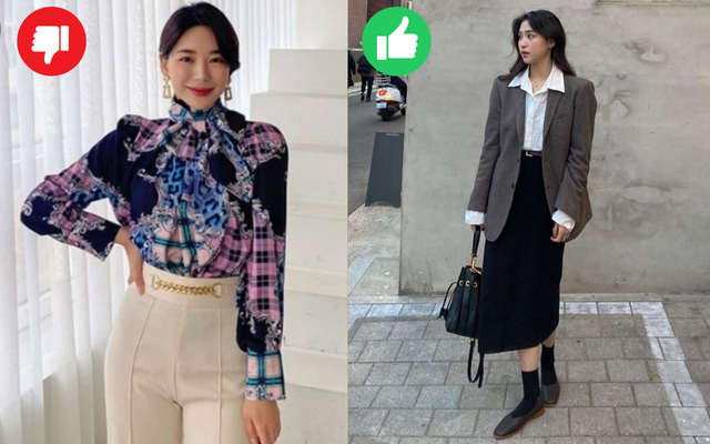 Sơ mi là món đồ quen thuộc nhưng các phiên bản họa tiết phức tạp, màu sắc nổi bật hoặc hoa văn lớn thường khiến người mặc trông già và rối mắt.