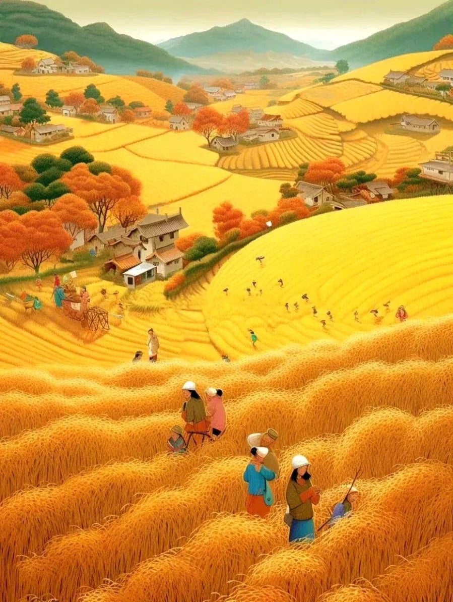 Rằm tháng 10 cũng trùng với lịch kết thúc vụ mùa trong văn hoá nông nghiệp