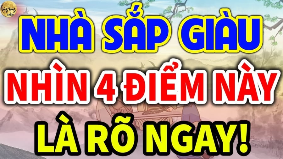 Những đồ vật đặt trước cửa nhà giàu có