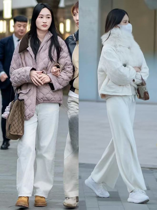  Chất vải có thể là dù, cotton chần bông hoặc loại hơi ánh bóng giúp lên dáng bắt mắt mà vẫn tinh tế.