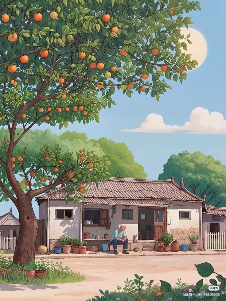 Cây cối xanh tươi, vật nuôi hoạt bát khỏe mạnh là điềm báo vận may tới