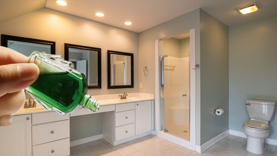 Dùng dầu gió lau sàn, lau tường giúp khử khuẩn khử mùi