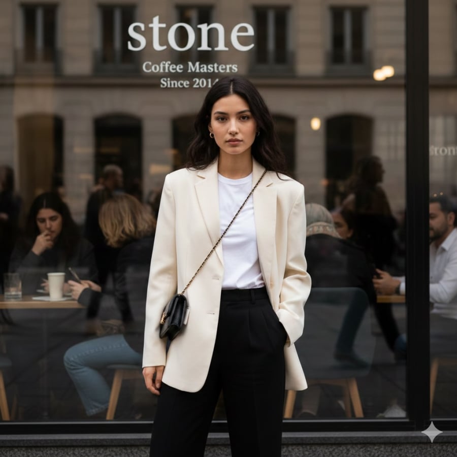 Dáng áo ngắn cũng hợp với tinh thần hiện đại, năng động - một phong thái mà nhiều phụ nữ muốn duy trì để luôn cảm thấy tràn đầy sức sống