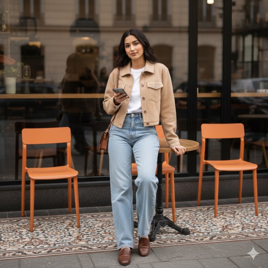 Áo khoác ngắn trở thành lựa chọn an toàn nhưng hiệu quả trong việc tôn đường nét cơ thể