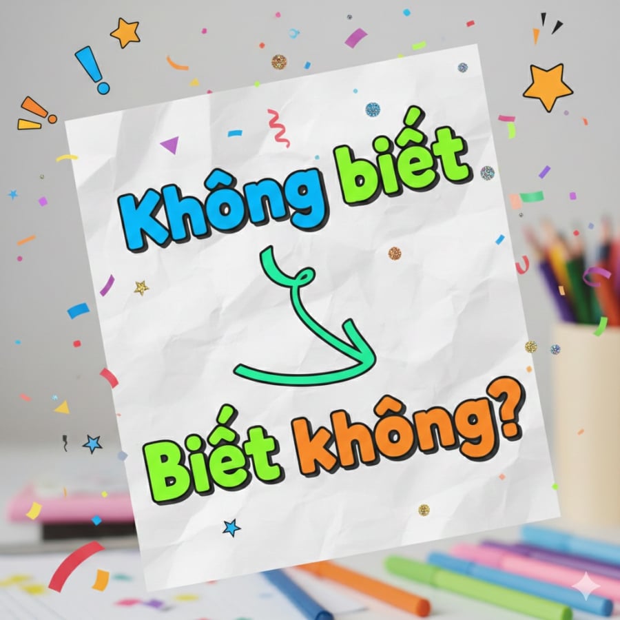 Sự kỳ diệu của tiếng Việt qua câu đố ‘không biết – biết không?