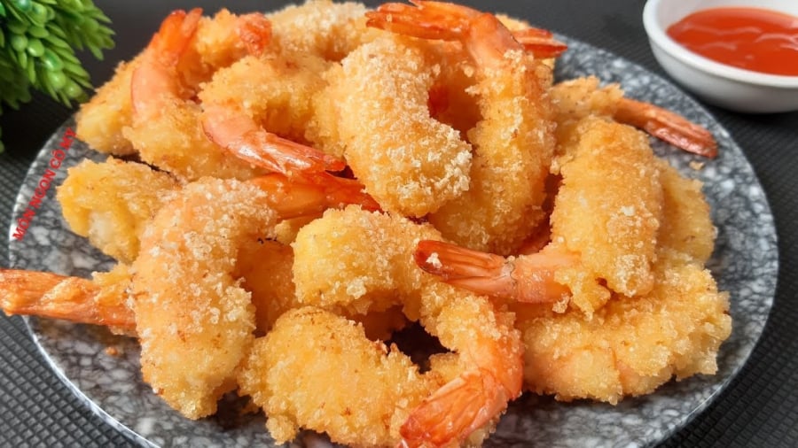 Tôm chiên xù ngon giòn ăn một lần nhớ mãi