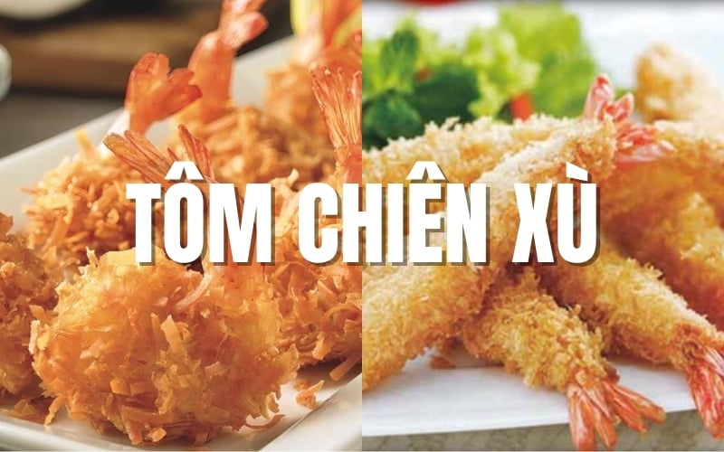 Tôm chiên xù ngon tại nhà