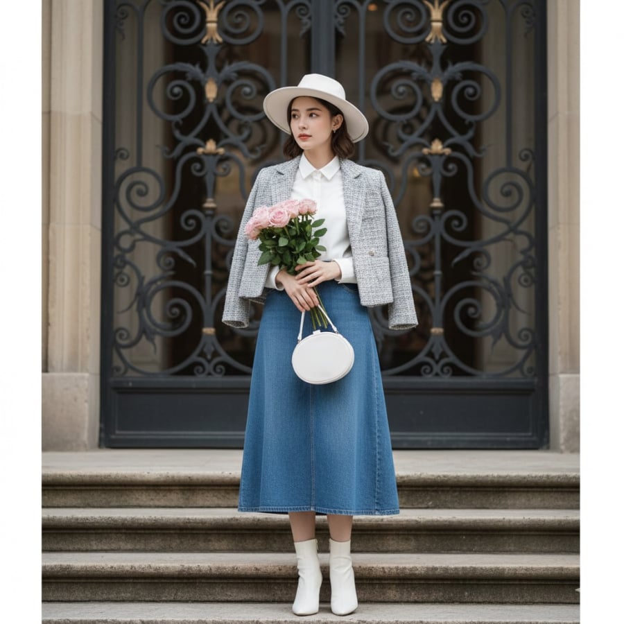 Năm nay, họa tiết kẻ ô vuông cổ điển quay trở lại mạnh mẽ