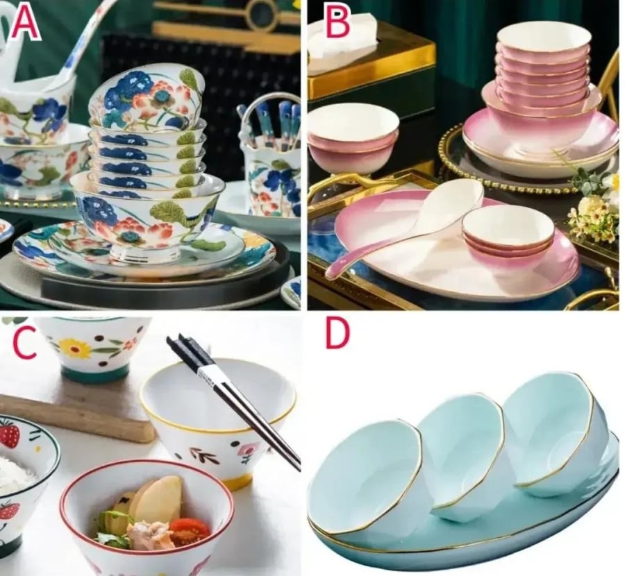 Hãy chọn 1 bộ bát đũa bạn thích nhất nhé!