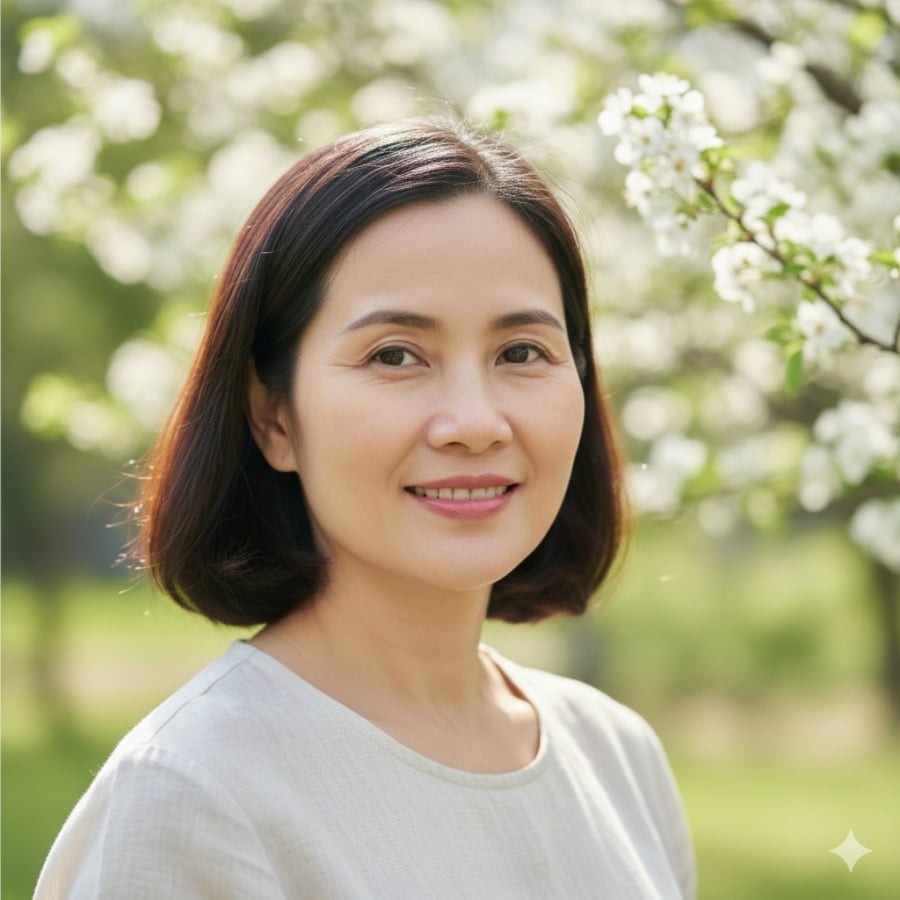 Phụ nữ có nội tiết tố ổn định thường toát lên sự rạng rỡ rất tự nhiên.