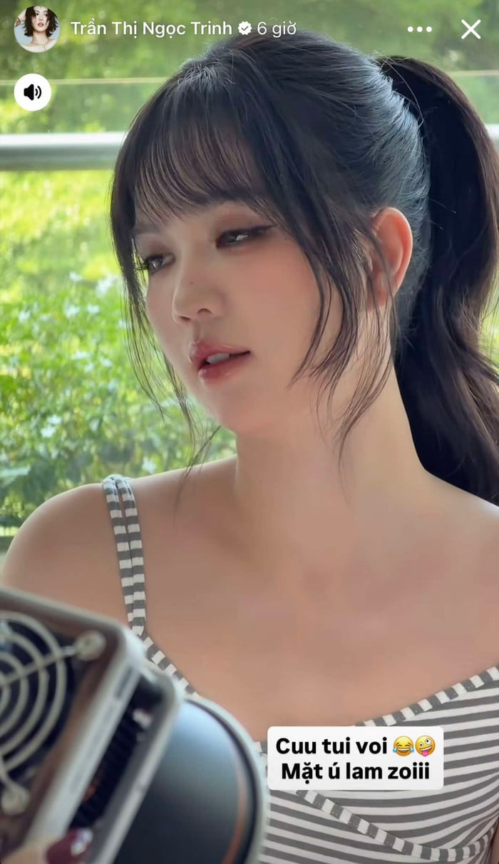 Ngọc Trinh bất ngờ đăng đàn 