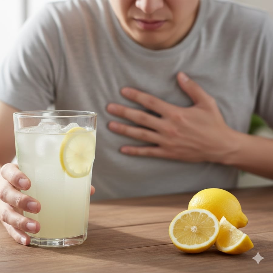 Lạm dụng nước chanh có thể gây ê răng, trào ngược axit hoặc kích ứng dạ dày.