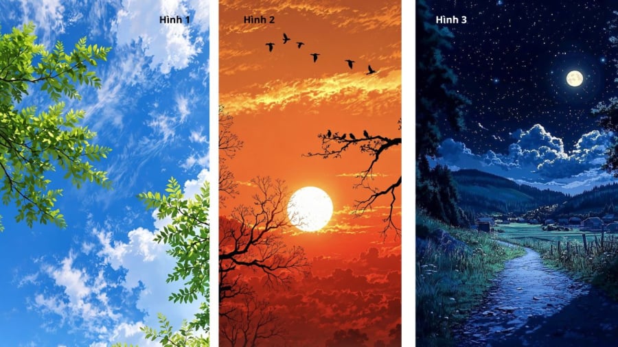 Bạn thích bầu trời nào?