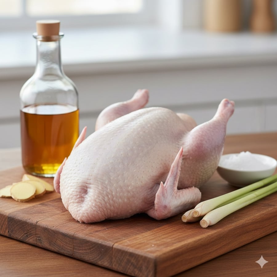 Nguyên liệu đơn giản giúp khử mùi vịt hiệu quả ngay tại nhà.
