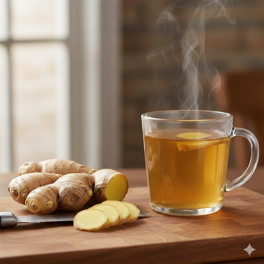 Gừng chứa nhiều hợp chất chống viêm, hỗ trợ gan thải độc tự nhiên.