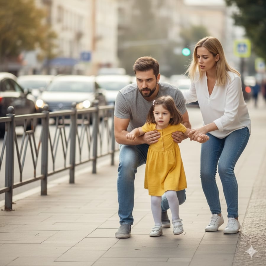 Với những hành vi nguy hiểm, phản ứng mạnh và kịp thời của cha mẹ là cách bảo vệ con hiệu quả nhất.