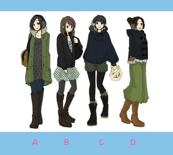 Hãy chọn 1 cô gái bạn thích nhé!