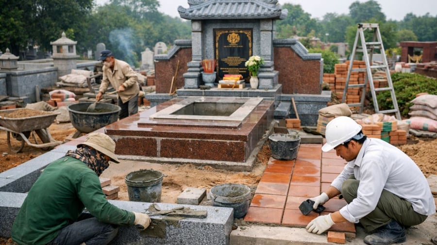 Cuối Năm Sang Sửa Mộ Phần Nhờ Người Xưa Dặn: 3 Điều Để Tránh Hao Phúc, Giữ Lộc Cho Con Cháu Sửa Mộ Cần Chú Ý Ngày Tháng, Tránh Tuỳ Tiện