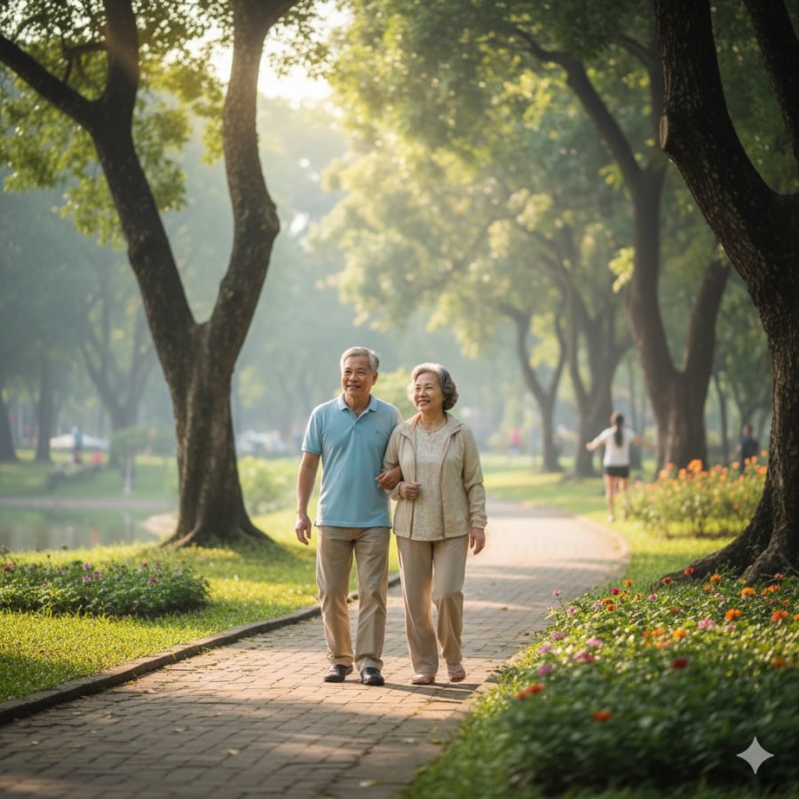 Tài chính ổn định giúp tuổi già nhẹ đầu hơn, không phụ thuộc hoàn toàn vào thu nhập hay sự hỗ trợ từ con cái.