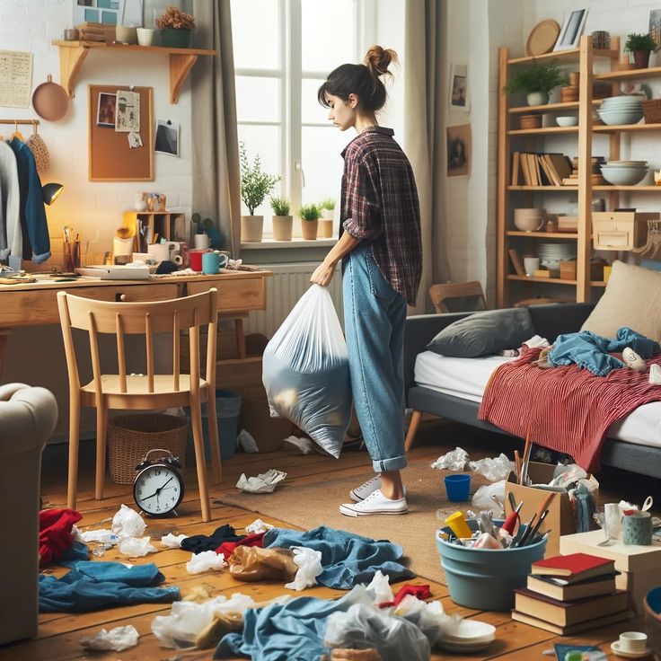 Nhà cửa để bừa bộn đẩy khí lành đi xa