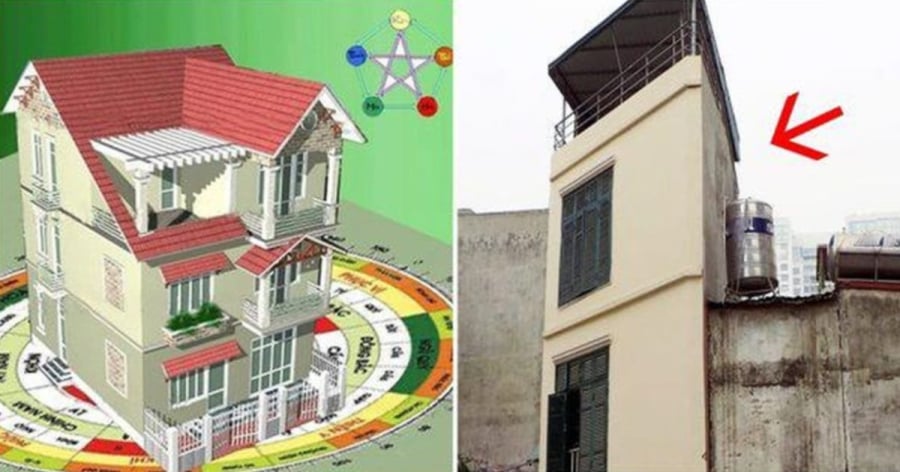 Nhà sát khí cao nên tránh