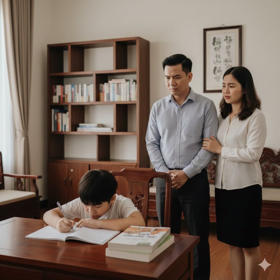 Áp lực và kỳ vọng quá mức trong giáo dục gia đình có thể trở thành gánh nặng tâm lý kéo dài đối với trẻ.