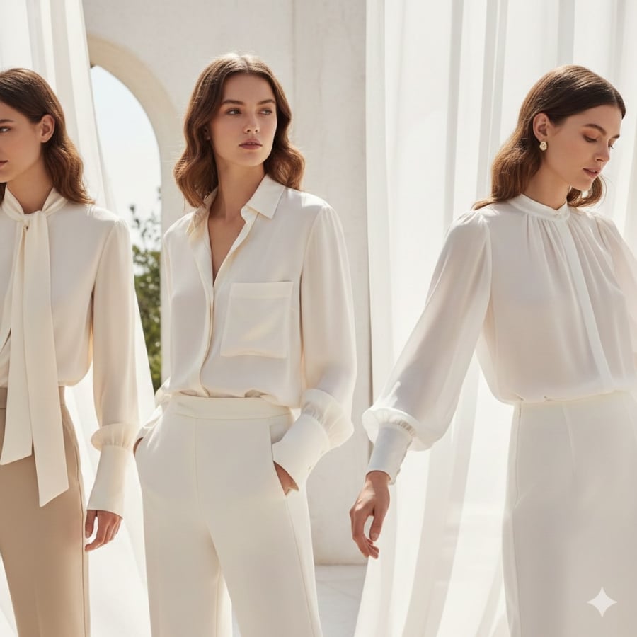 Áo sơ mi là nền tảng của hầu hết các phong cách công sở, đặc biệt với những ai theo đuổi sự tối giản