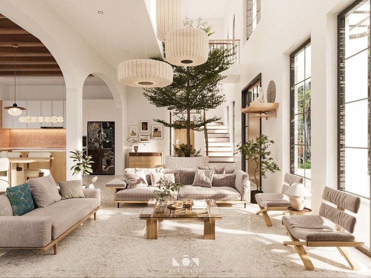 Nhà phải thông thoáng, đủ ánh sáng, lưu thông khí mới tốt phong thuỷ