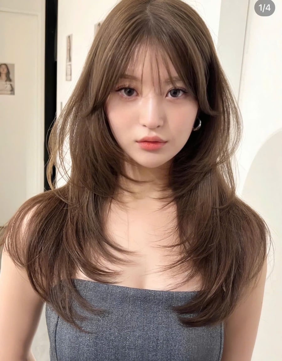 Tóc dài layer đặc biệt phù hợp với những ai muốn giữ độ dài nhưng vẫn cần cảm giác chuyển động cho mái tóc