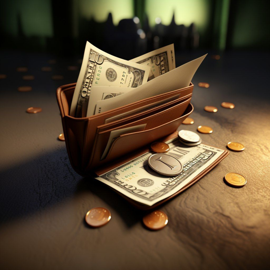 Ví không được để chung với giấy tờ lộn xộn