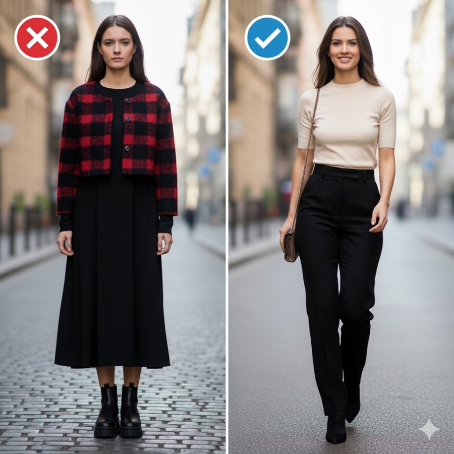 Giày chunky với phần đế dày và thiết kế to bản mang lại vẻ ngoài cá tính, nhưng lại không thân thiện với mọi vóc dáng