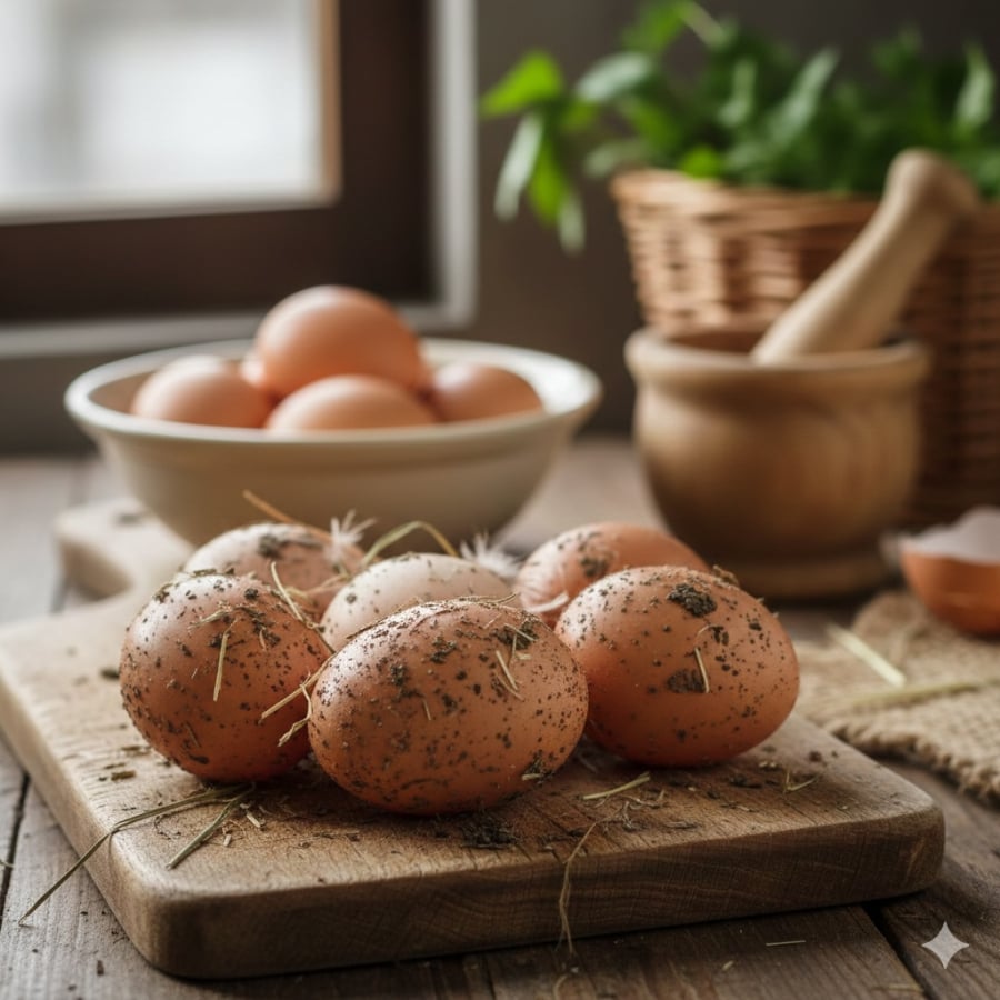 Trứng mua ở chợ thường còn bám bẩn, nếu xử lý sai cách trước khi cất tủ lạnh có thể làm tăng nguy cơ nhiễm khuẩn.