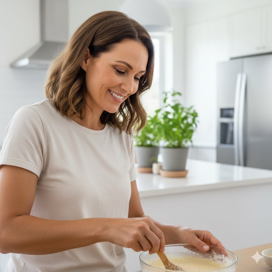 Ăn uống đúng cách, ưu tiên thực phẩm tự nhiên giúp cải thiện sắc da và sức khỏe nội tiết theo thời gian.