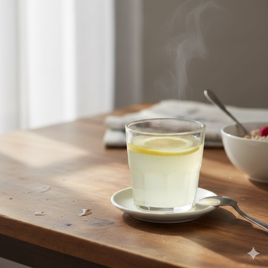 Nước chanh ấm buổi sáng thường được nhiều người tin là giúp giải độc gan và giảm mỡ gan.