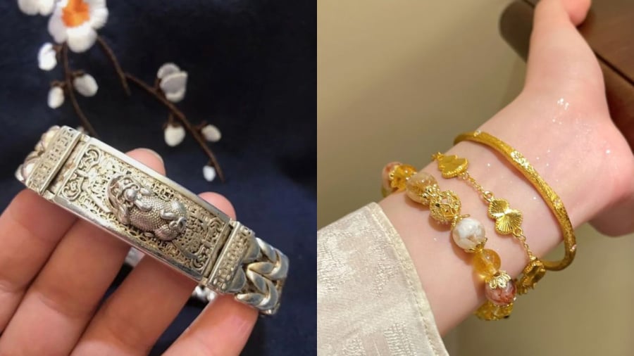 Bạc gắn với tính động, thích hơp để làm vật phong thuỷ