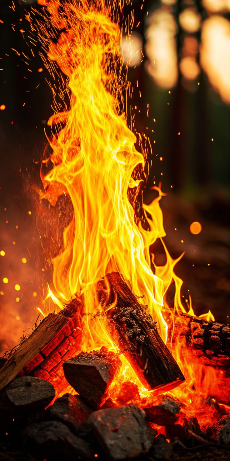 Lửa là biểu tượng của sự thành công, năng lượng trong gia đình