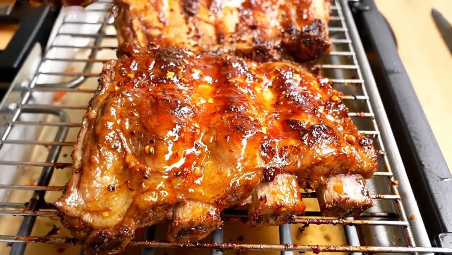 Sườn nướng mật ong tại nhà