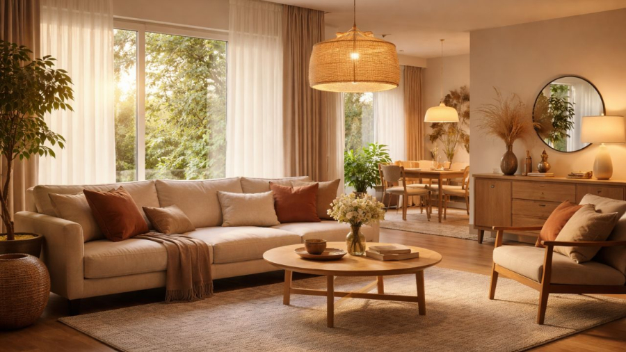 Nhà quá sáng hoặc quá tối đều không tốt