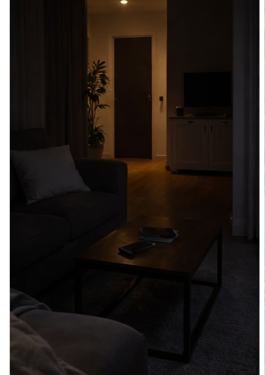 Tắt hết đèn trong nhà vào buổi tối sẽ khiến ngôi nhà u ám