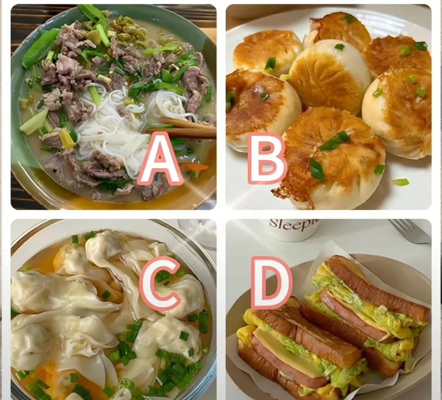 Hãy chọn 1 bữa sáng bạn thích nhé!