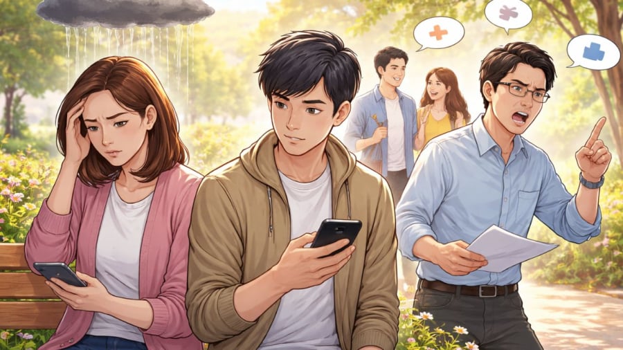 Than phiền kể lể và nói lời tiêu cực chỉ làm cuộc sống thêm u ám