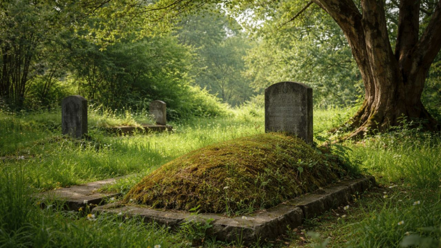 Cỏ cây mọc quanh mộ là dấu hiệu cho biết vận khí
